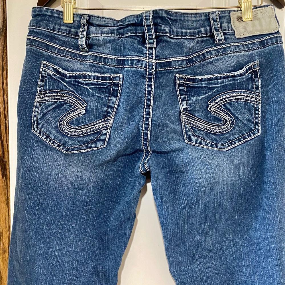 Silver Aiko Jeans Women’s Dark Blue Bootcut Denim